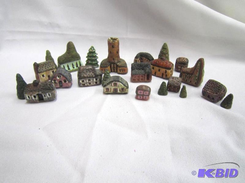 Buildings, trees