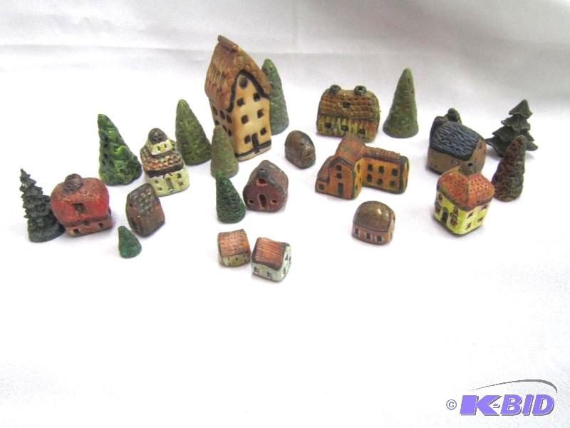 Buildings, trees