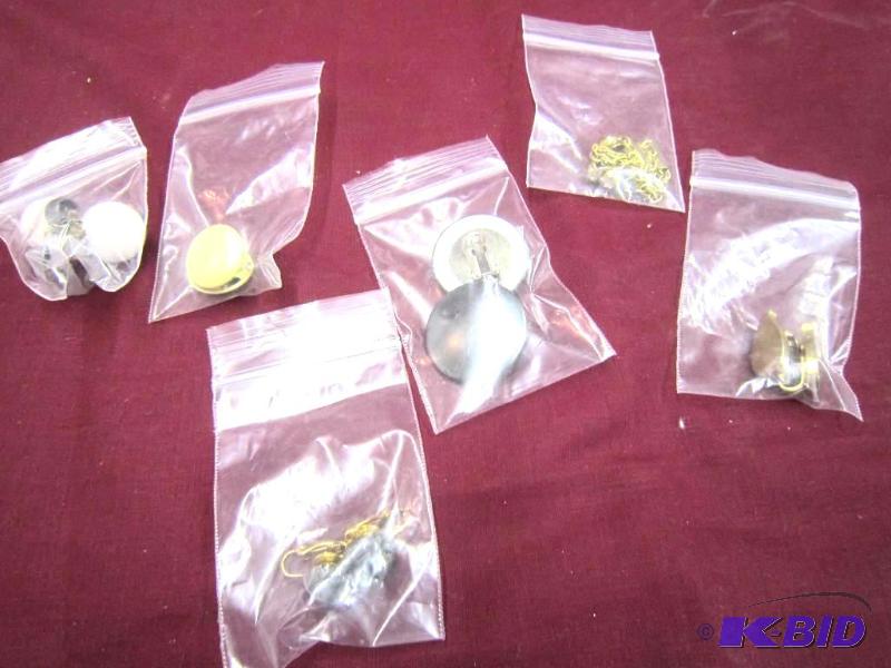 6 pair earrings