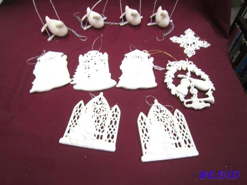 White ornaments