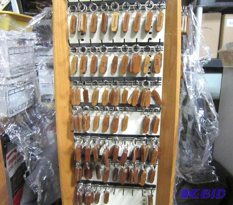 Rack of Pocket Knives