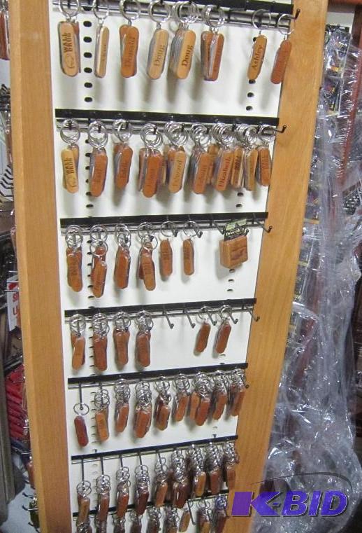 Rack of Pocket Knives