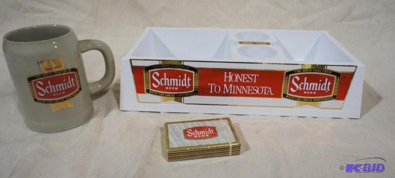 Schmidt Beer Mug - Bar Caddy - Deck of Cards....