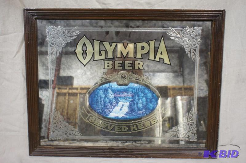 Olympia Beer Mirror - 26&quot x 20&quot. Pl...