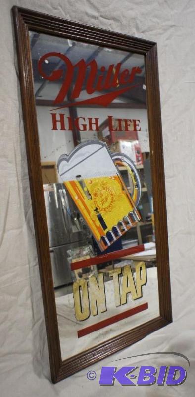Miller High Life Mirrored Sign - &quotFoamin...