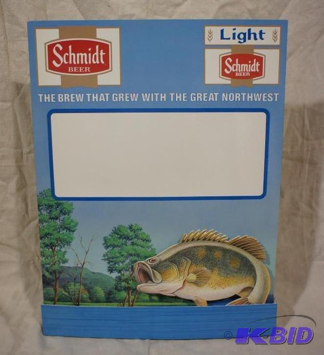 Schmidt Beer &quotLarge Mouth Bass&quot Mot...