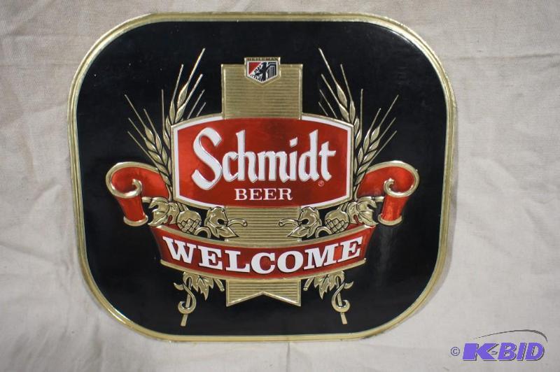 Schmidt Beer &quot Welcome&quot Foil Over C...