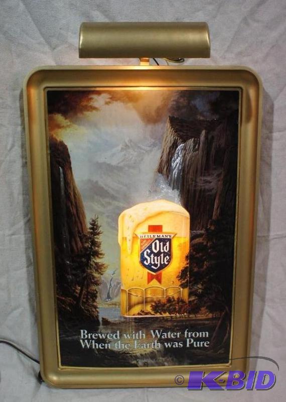 Old Style Lighted Sign - 24&quot x 16&quot....