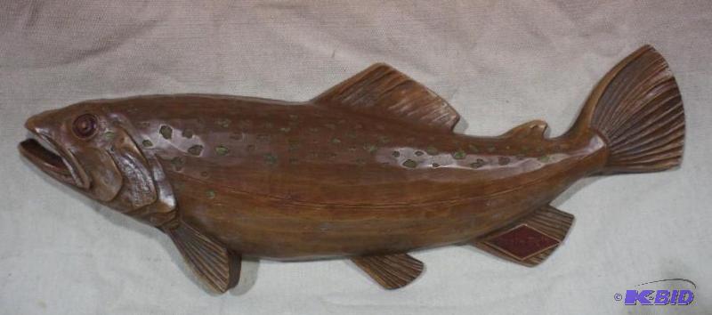 Grain Belt &quotTrout&quot Plaque - 18&quot...