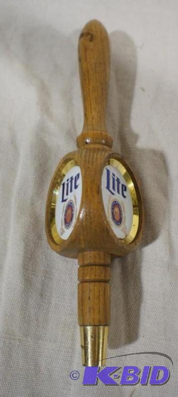 Miller Lite 3-sided Tap Handle. Please see pi...