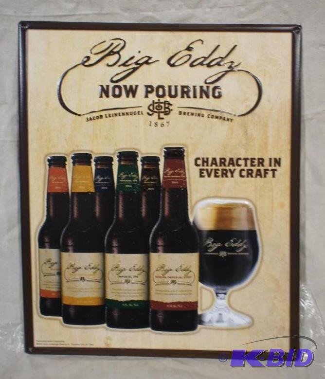 Leinenkugel &quotBig Eddie&quot Tin Sign - ...