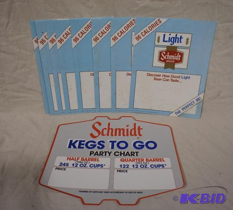 Schmidt Advertising Cardboard Signs - Stack o...