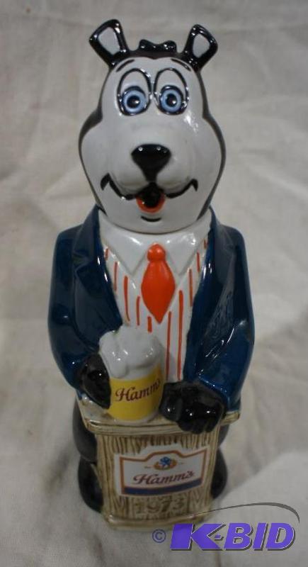 Hamms Bartender Bear &quot1973&quot Lidded...