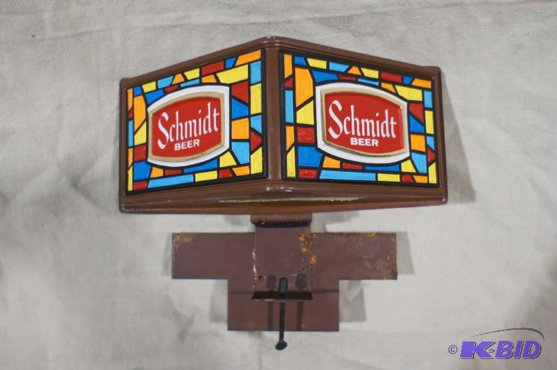 Schmidt Beer Cash Register Sign. Please see p...