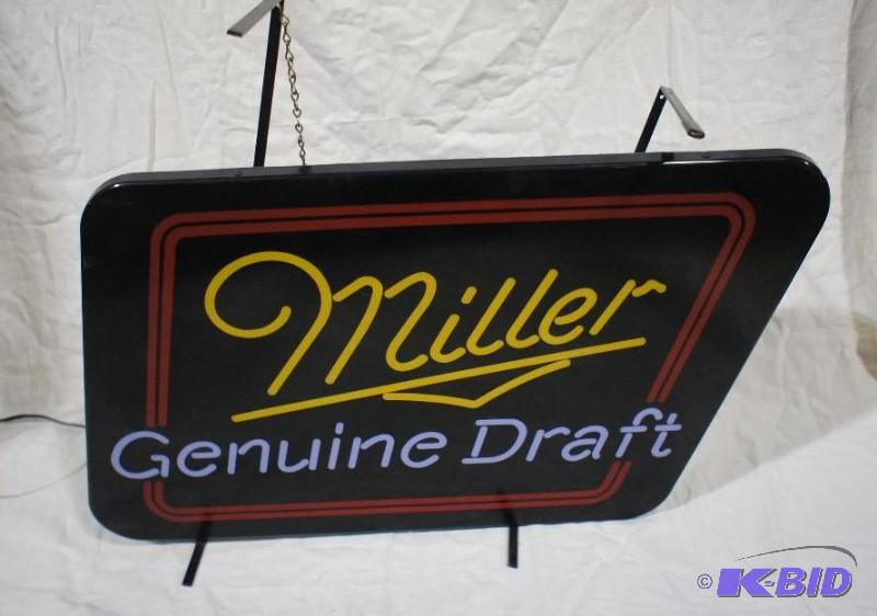 Miller Genuine Draft Large Lighted Sign - May...