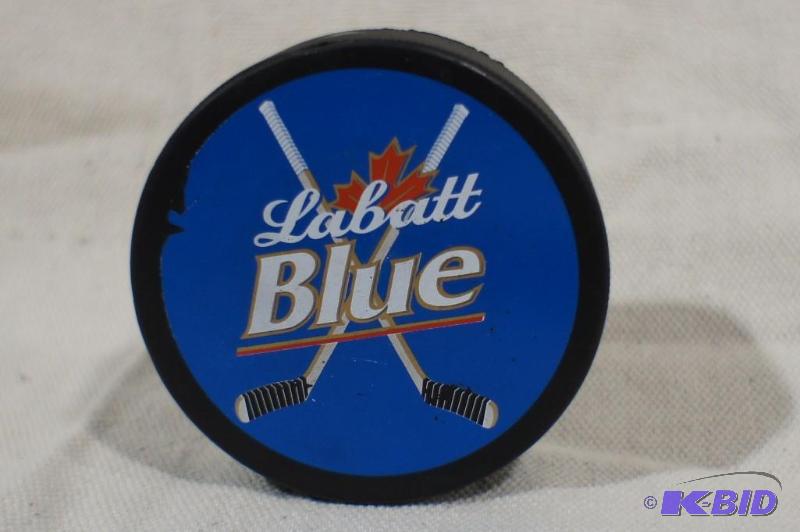Labatz Blue Hockey Puck. Please see pictures....