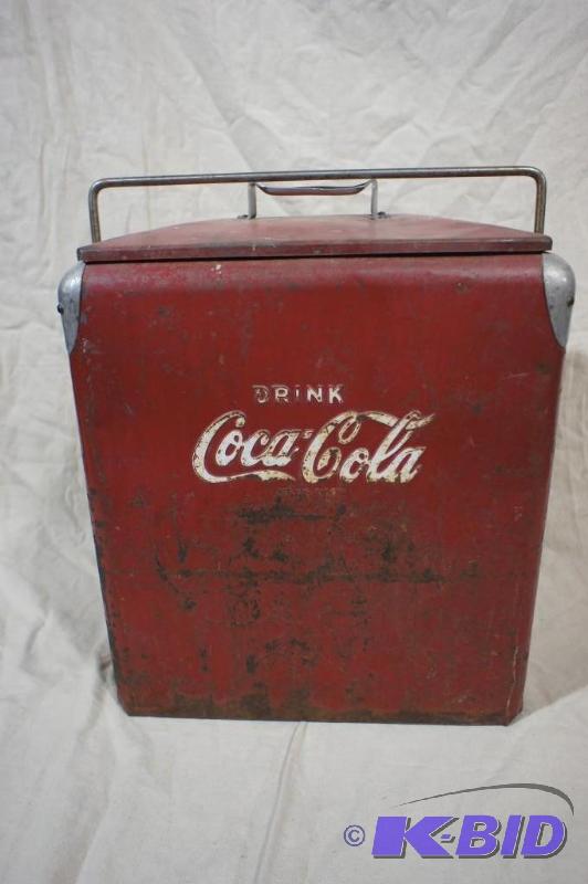 Vintage CocaCola Cooler - 21&quot x 18&quot...