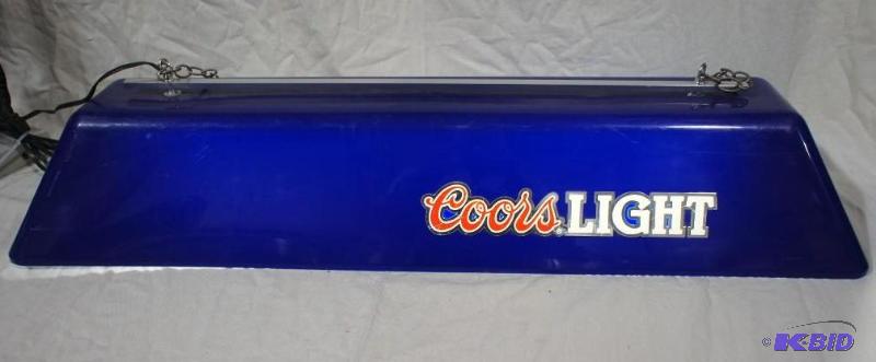 Coors Light Pool Table Light - 48&quot x 13...