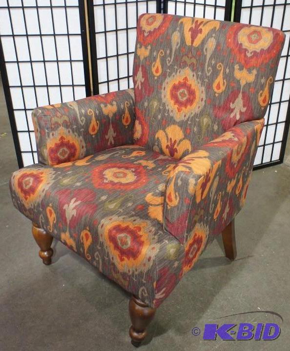 New Chair. Colorful Print chair 27&quot deep...