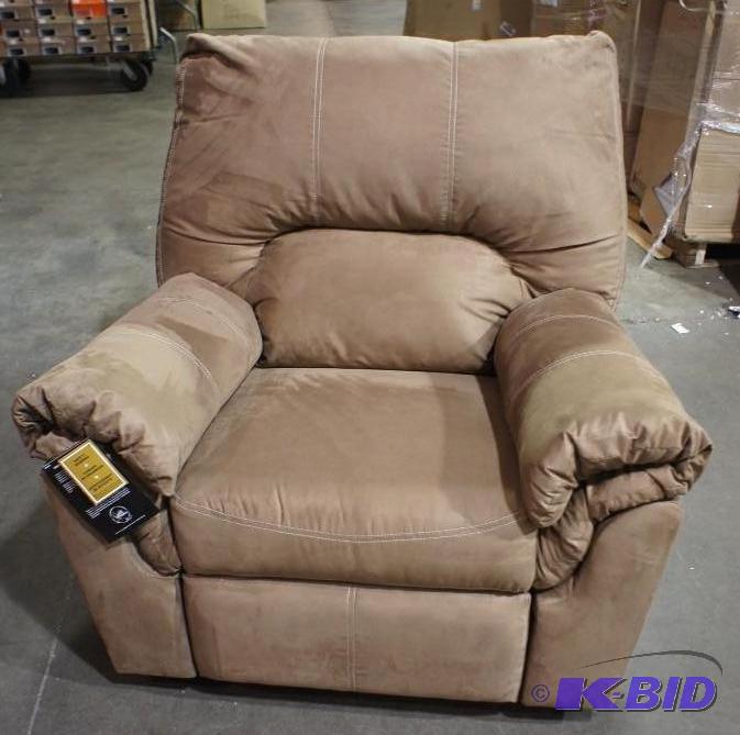 New Ashley Signature Light Brown Rocker  Rec...