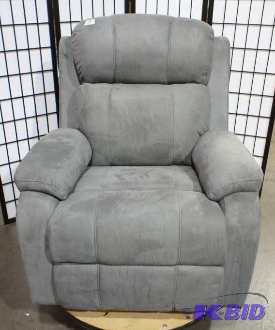 New McCleland Gray Recliner - Microfiber mate...