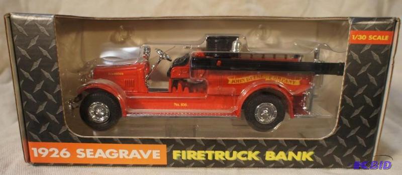 lot 15 image: New Seagrove Fire Truck Bank - #5710 - 130 S...