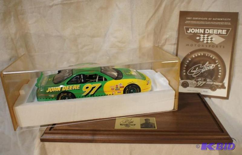 lot 51 image: Autographed 1997 Chad Little LE John Deere Ha...