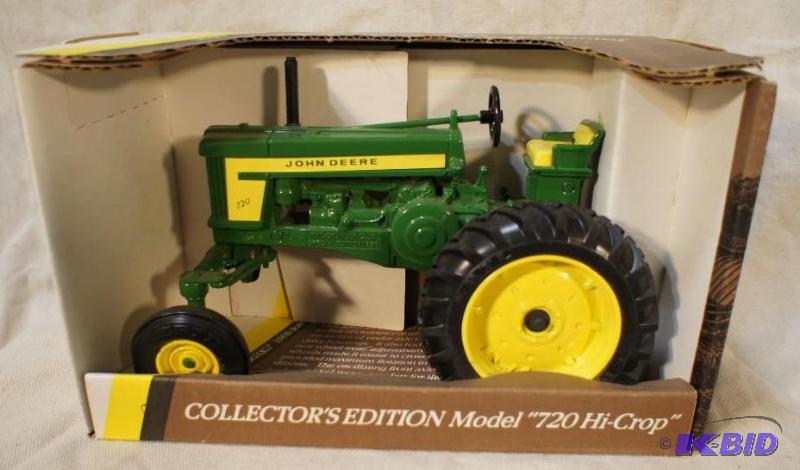 lot 61 image: New In Box John Deere 720 Hi-Crop Tractor - 1...