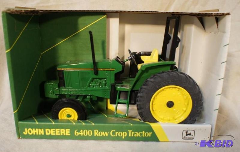 lot 72 image: New In Box John Deere 6400 Row Crop Tractor 1...
