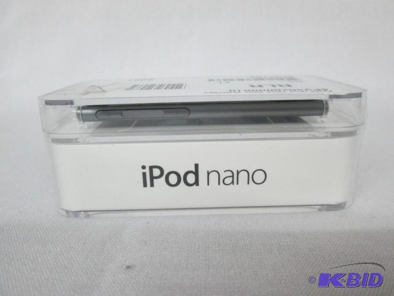 lot 5 image: Apple iPod Nano 7th Generation 16GB in Space Gray