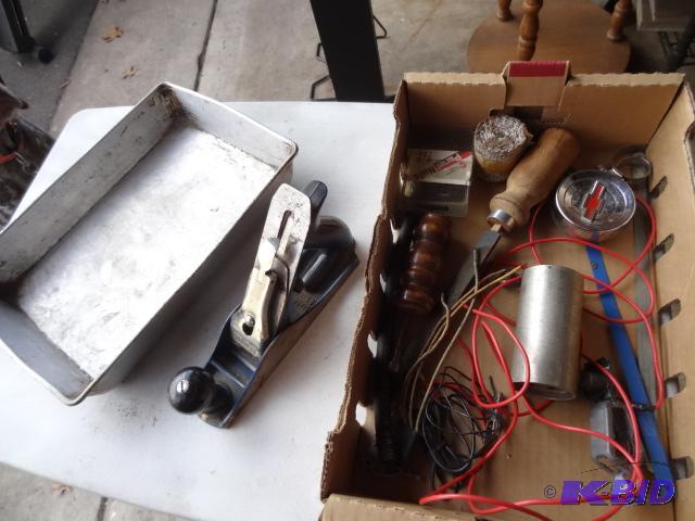 lot 103 image: Stanley Hand Planer, Jumper Wires, Hand File...