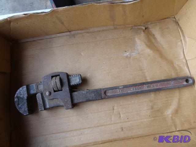 lot 104 image: 18" Pipe Wrench...