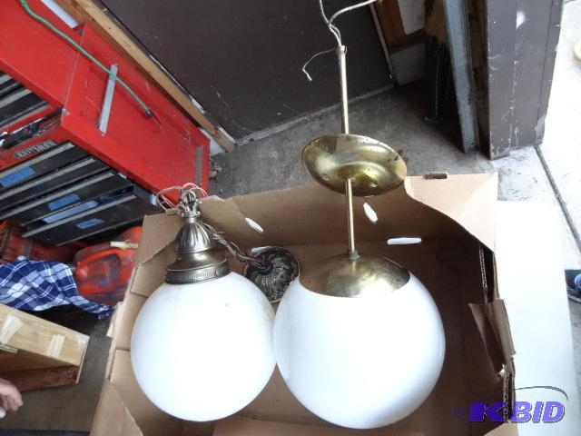 lot 120 image: 2 Round Ceiling Lights...