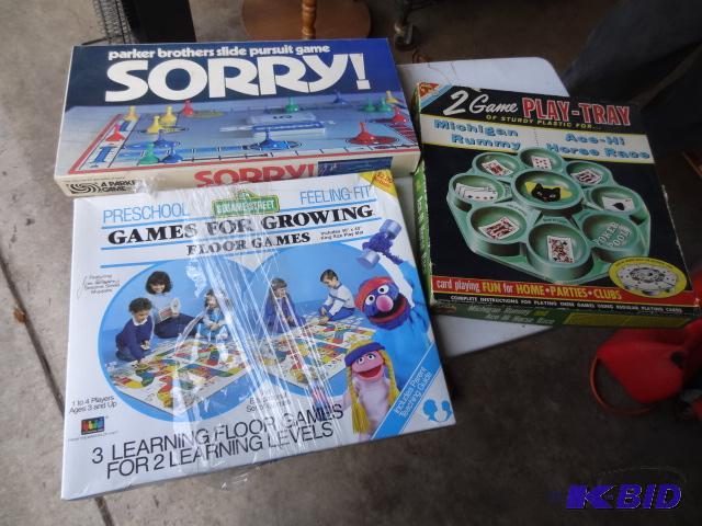 lot 126 image: 3 Misc Board Games...