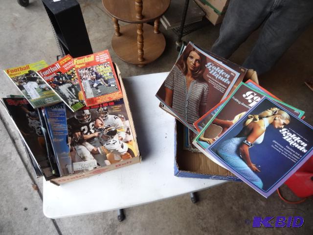 lot 134 image: Sports Illustrated Magazines, Football Digest...