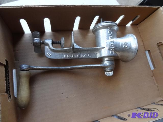 lot 144 image: Keystone 20 Hand Meat Grinder...