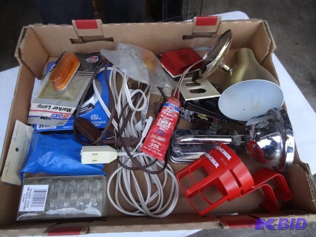 lot 162 image: Misc Electrical. Beverage Warmer. Light Exten...