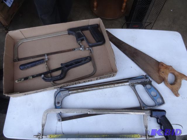 lot 171 image: Misc Saws...