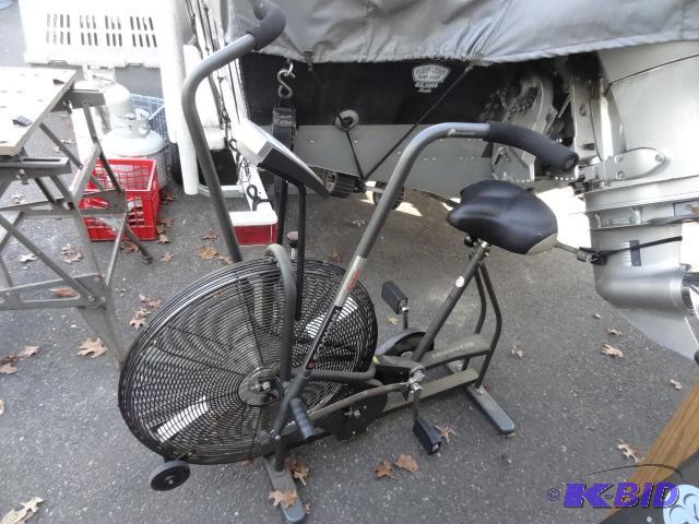 lot 18 image: Schwinn Airdyne Exercise Bike. Dusty But in G...
