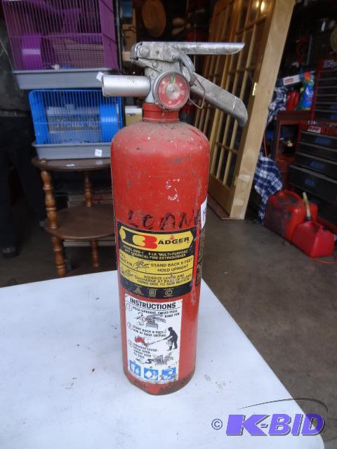 lot 184 image: Fully Charged Fire Extinguisher...