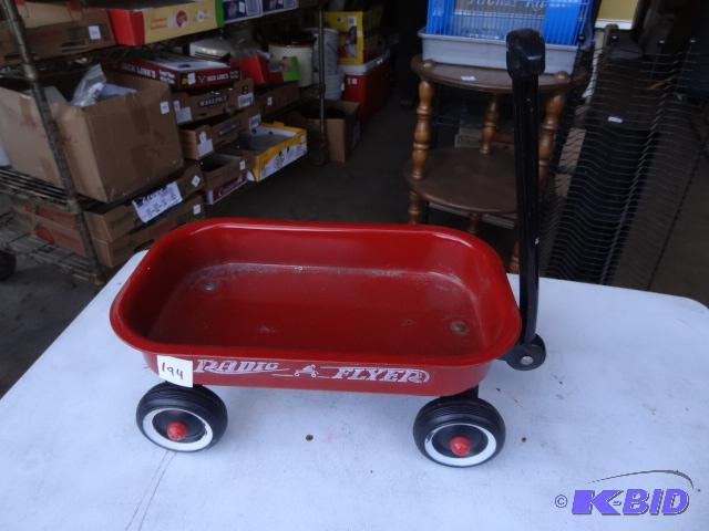 lot 194 image: Mini Radio Flyer Wagon...