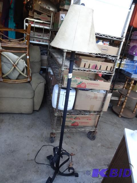 lot 211 image: Decorative Metal Floor Lamp...