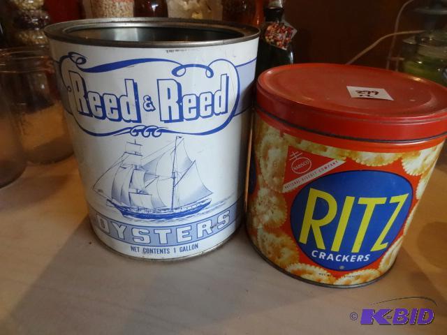 lot 299 image: 2 Vintage Cans...