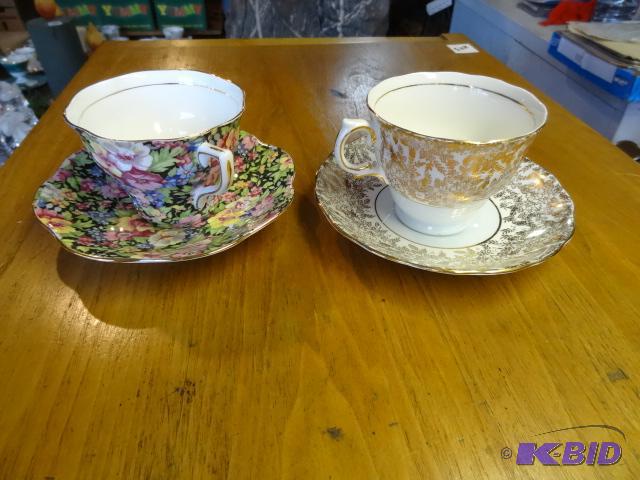 lot 344 image: Rosina and Colcough China...