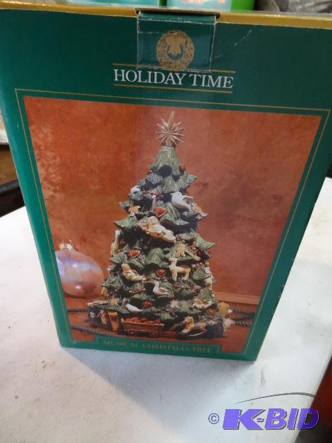 lot 356 image: Holiday Time Musical Christmas Tree...