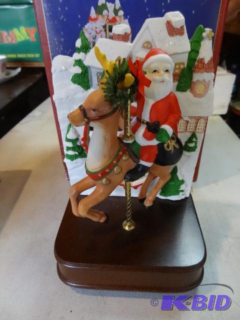 lot 358 image: Musical Christmas Carousel....