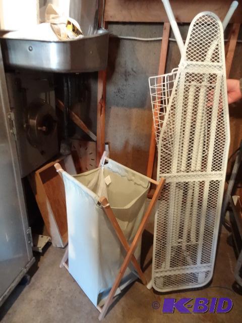 lot 56 image: Fold Up Full Size Ironing Board...