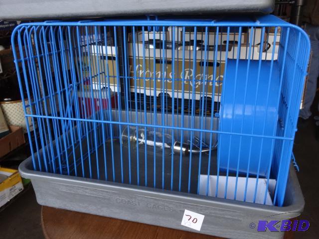 lot 70 image: Coast Cages Hamster Cage. Clear Run about Bal...