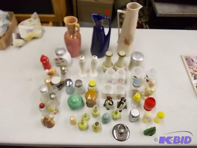 Salt &amp Pepper Shakers-(Some Pairs, Some S...