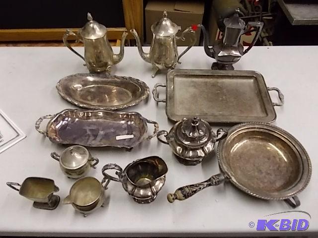Lot Of Silverplate (TeaCoffee) Servers...